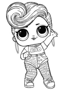 Desenho de Desenho Lol Surprise Para Colorir Joias