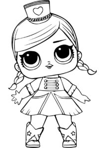 Desenho de Desenho Lol Surprise Para Colorir Majorette A4