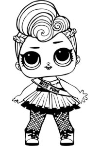 Desenho de Desenho Lol Surprise Para Colorir Misspunk A4