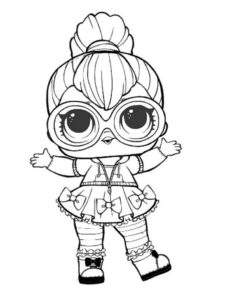 Desenho de Desenho Lol Surprise Para Colorir Neon