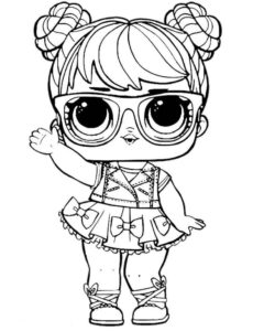 Desenho de Desenho Lol Surprise Para Colorir Oculos
