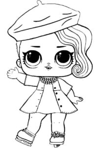 Desenho de Desenho Lol Surprise Para Colorir Posh Lol A4