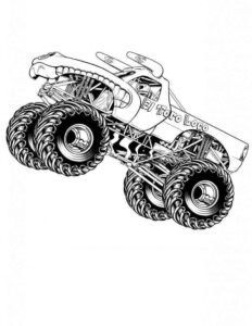 Desenho de Desenho Monster Truck Imprimir 05