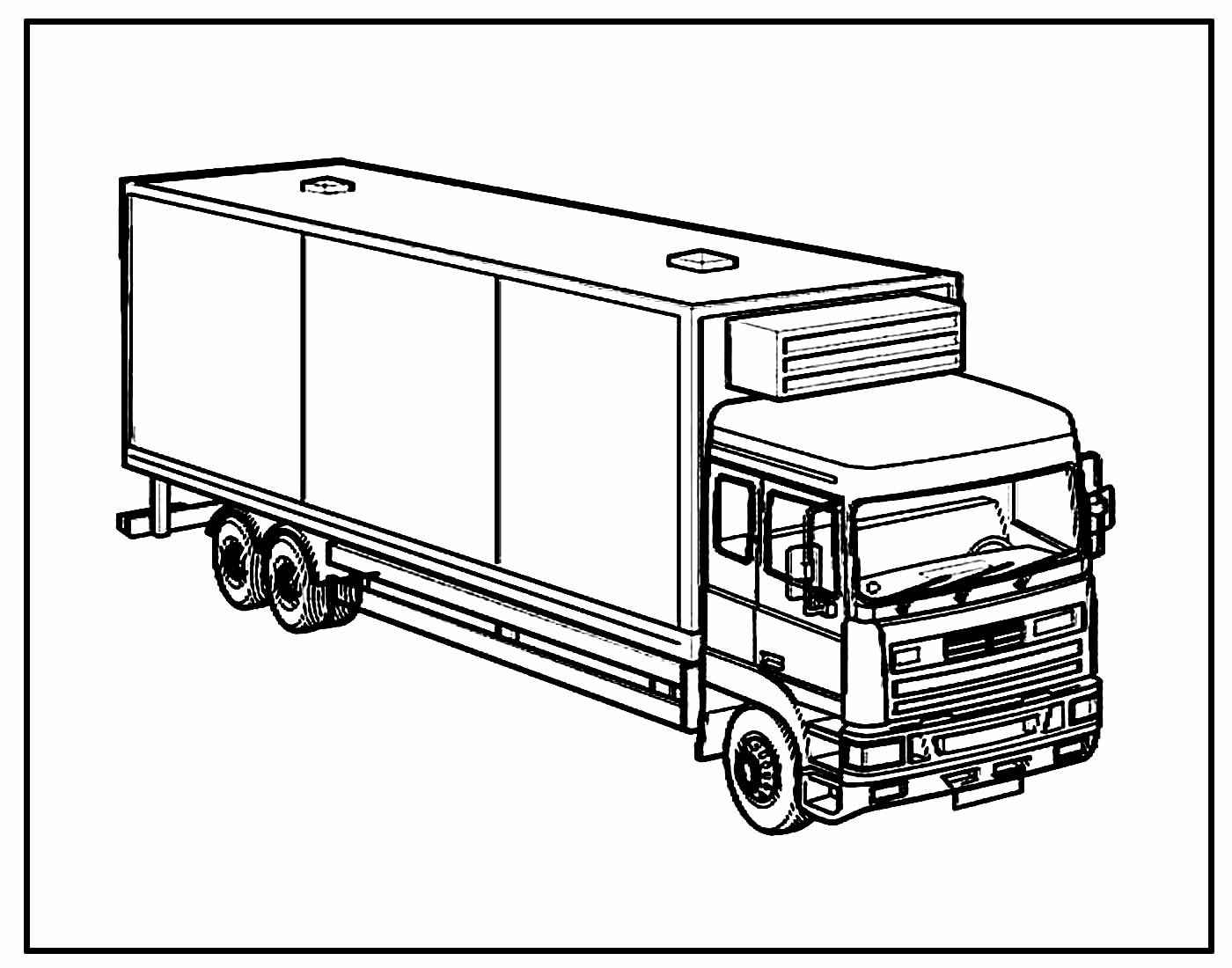 Desenho de Desenho Paga Para Colorir De Caminhao 16