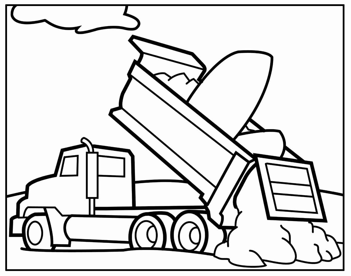 Desenho de Desenho Paga Para Colorir De Caminhao 8