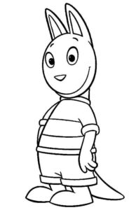 Desenho de Desenhos Backyardigans Austin Para Colorir Grande