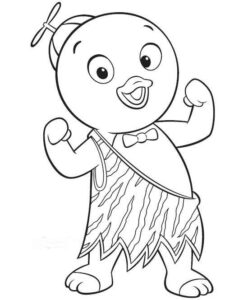 Desenho de Desenhos Backyardigans Pablo Para Colorir Cavernas