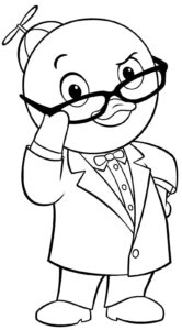 Desenho de Desenhos Backyardigans Pablo Para Colorir Cientista
