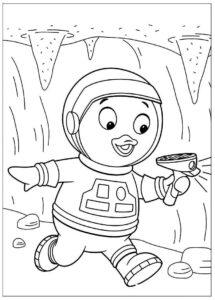 Desenho de Desenhos Backyardigans Pablo Para Colorir Espaco