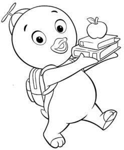 Desenho de Desenhos Backyardigans Pablo Para Colorir Estudante