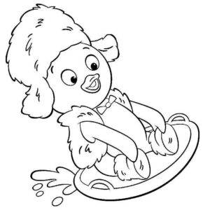 Desenho de Desenhos Backyardigans Pablo Para Colorir Frio