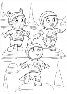 Desenho de Desenhos Backyardigans Para Colorir Aventura