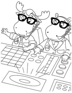 Desenho de Desenhos Backyardigans Para Colorir Cientistas