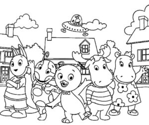 Desenho de Desenhos Backyardigans Para Colorir Imprimir