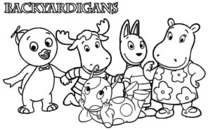 Desenho de Desenhos Backyardigans Para Colorir Logo