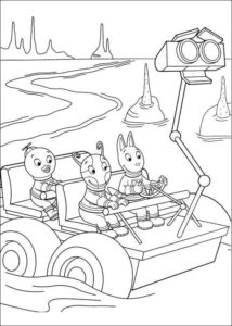 Desenho de Desenhos Backyardigans Para Colorir Maquina