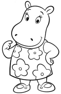 Desenho de Desenhos Backyardigans Tasha Para Colorir