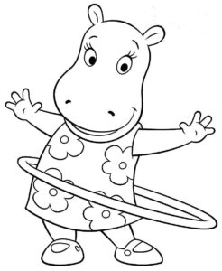 Desenho de Desenhos Backyardigans Tasha Para Colorir Bambole