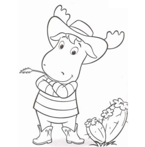 Desenho de Desenhos Backyardigans Tyrone Para Colorir Caipira
