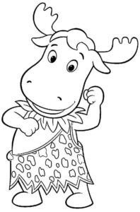Desenho de Desenhos Backyardigans Tyrone Para Colorir Cavernas