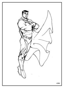 Desenho de Desenhos Da Liga Da Justica Para Colorir 15