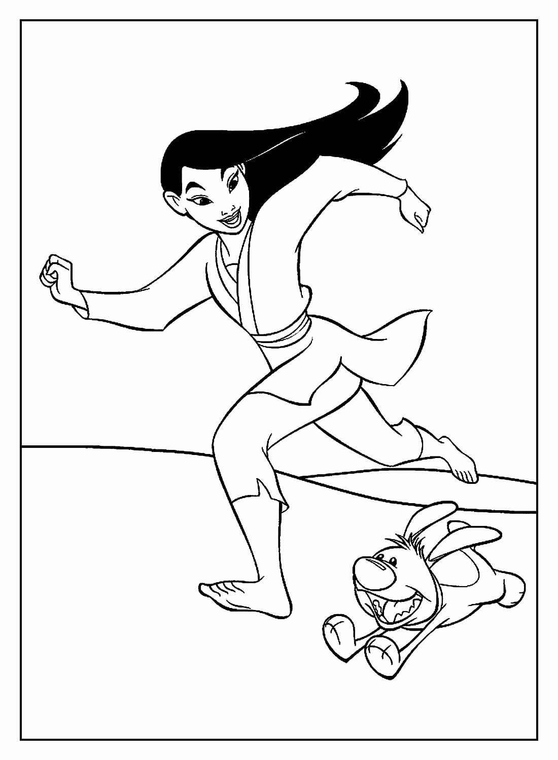 Desenho de Desenhos Da Mulan Para Colorir 16