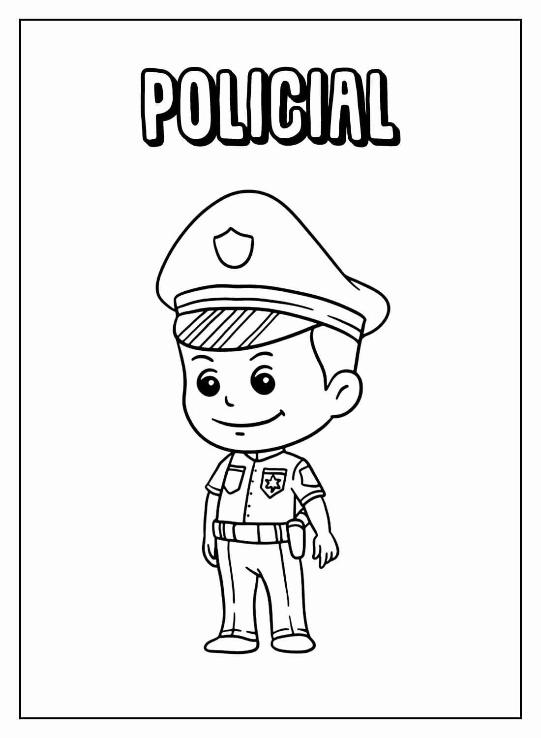 Desenho de Desenhos Das Profissoes Para Colorir 1