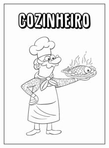 Desenho de Desenhos Das Profissoes Para Colorir 5