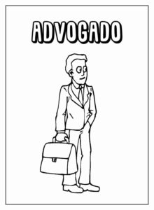 Desenho de Desenhos Das Profissoes Para Colorir 9