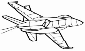 Desenho de Desenhos De Aviao Para Colorir 11