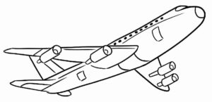 Desenho de Desenhos De Aviao Para Colorir 18