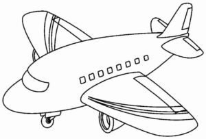 Desenho de Desenhos De Aviao Para Colorir 20