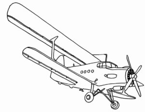 Desenho de Desenhos De Aviao Para Colorir 26