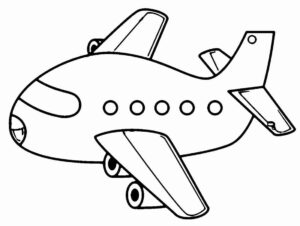 Desenho de Desenhos De Aviao Para Colorir 4