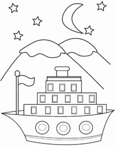 Desenho de Desenhos De Barco E Navio Para Colorir 10