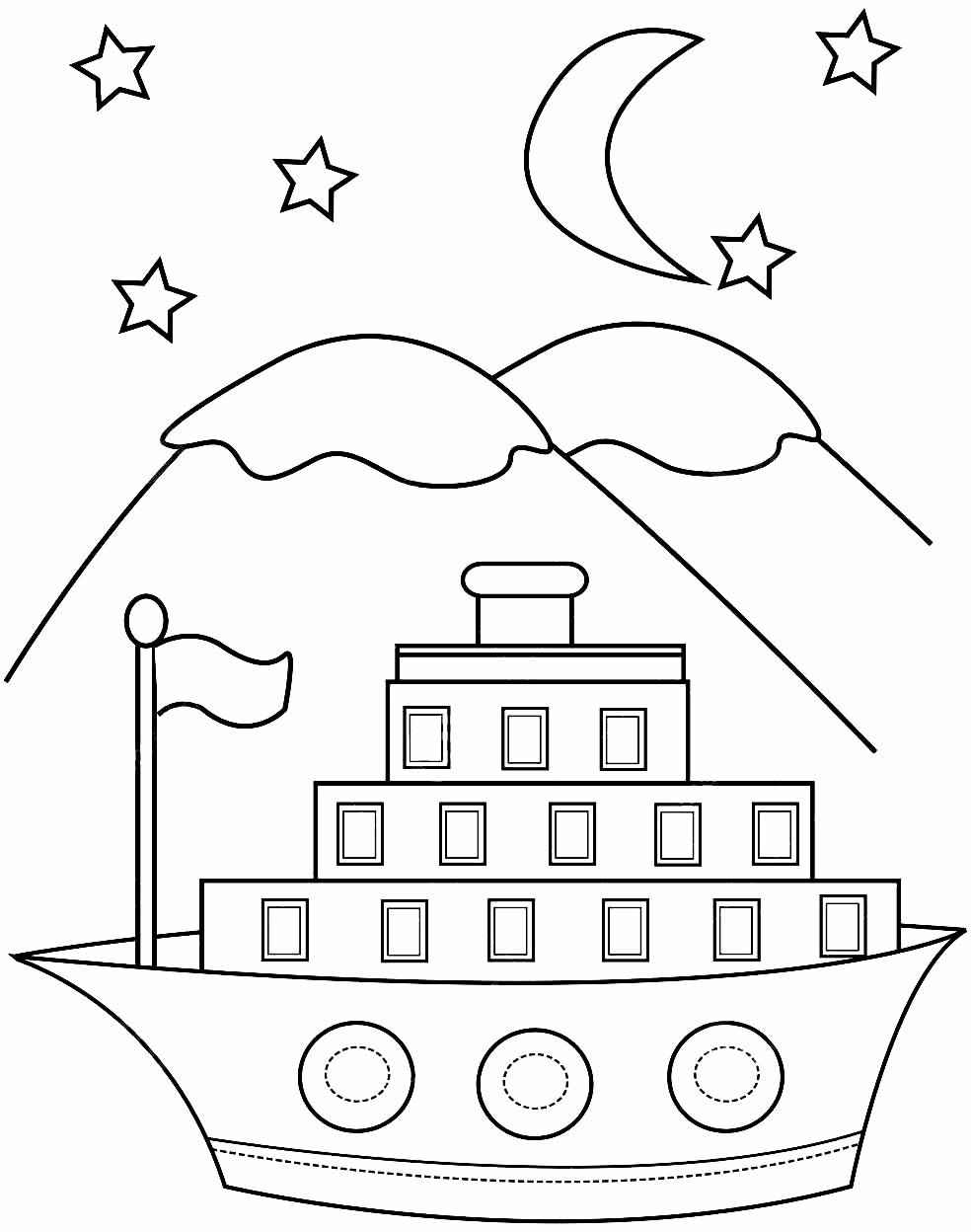 Desenho de Desenhos De Barco E Navio Para Colorir 10
