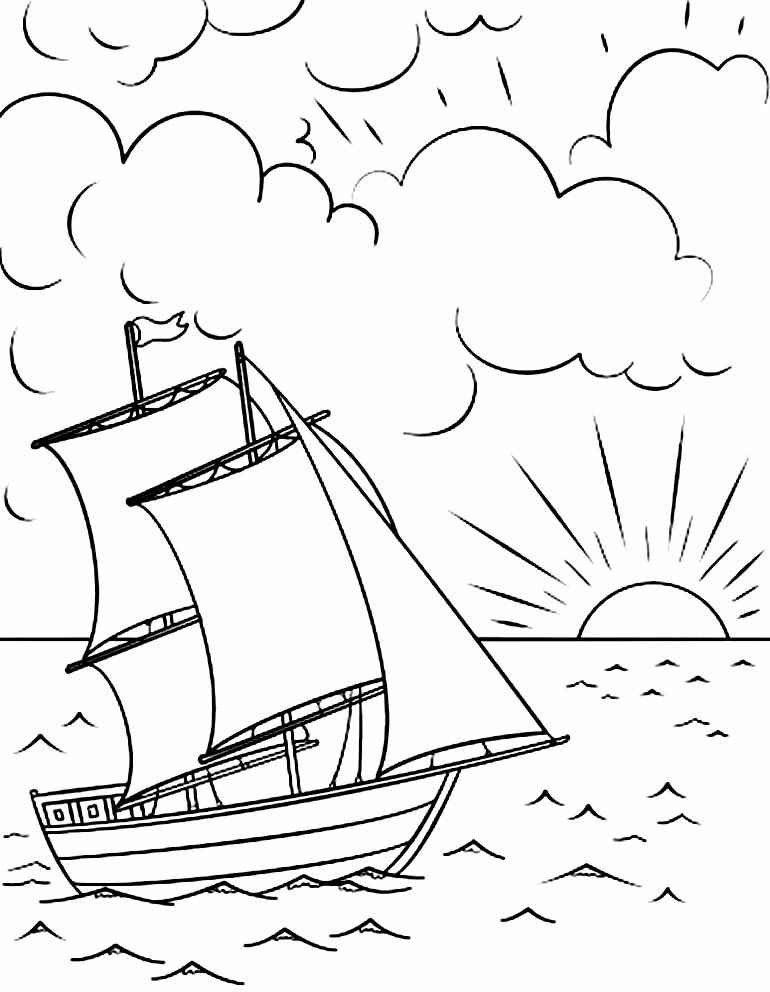 Desenho de Desenhos De Barco E Navio Para Colorir 3