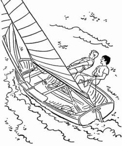 Desenho de Desenhos De Barco E Navio Para Colorir 5