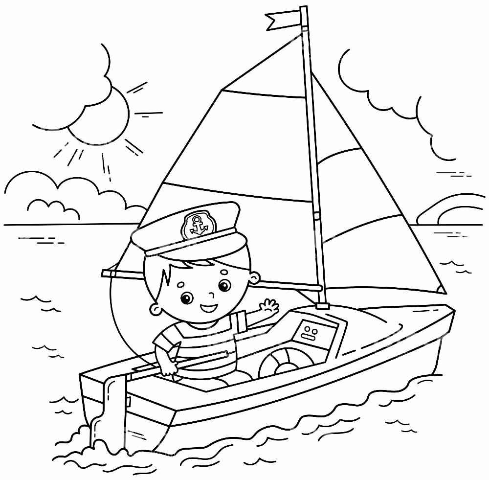 Desenho de Desenhos De Barco E Navio Para Colorir 6