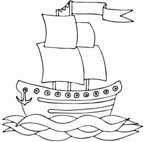 Desenho de Desenhos De Barco E Navio Para Colorir 8
