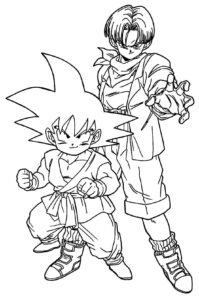 Desenho de Desenhos Para Colorir Dragon Ball Z 1