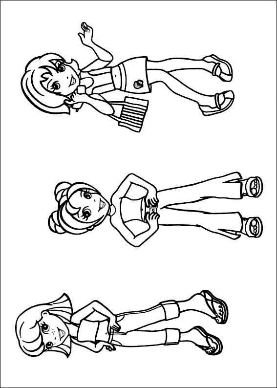 Desenho de Desenhos Polly Pocket Para Colorir Amigas Juntas