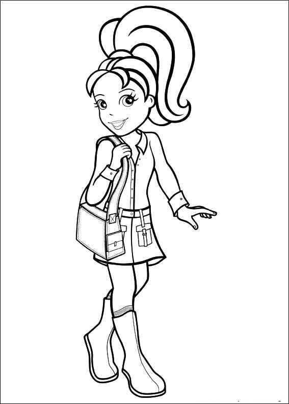 Desenho de Desenhos Polly Pocket Para Colorir Bolsa