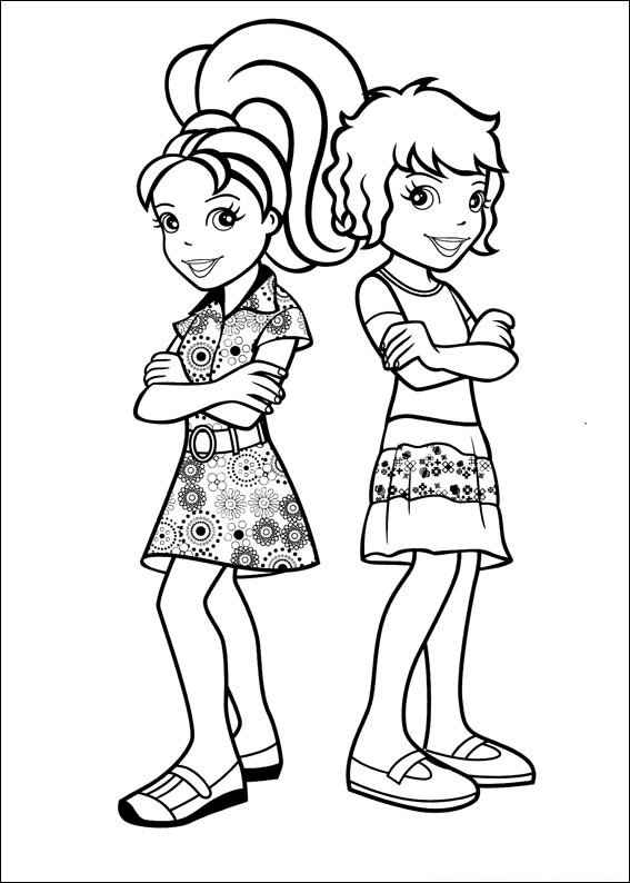Desenho de Desenhos Polly Pocket Para Colorir Braco Cruzado