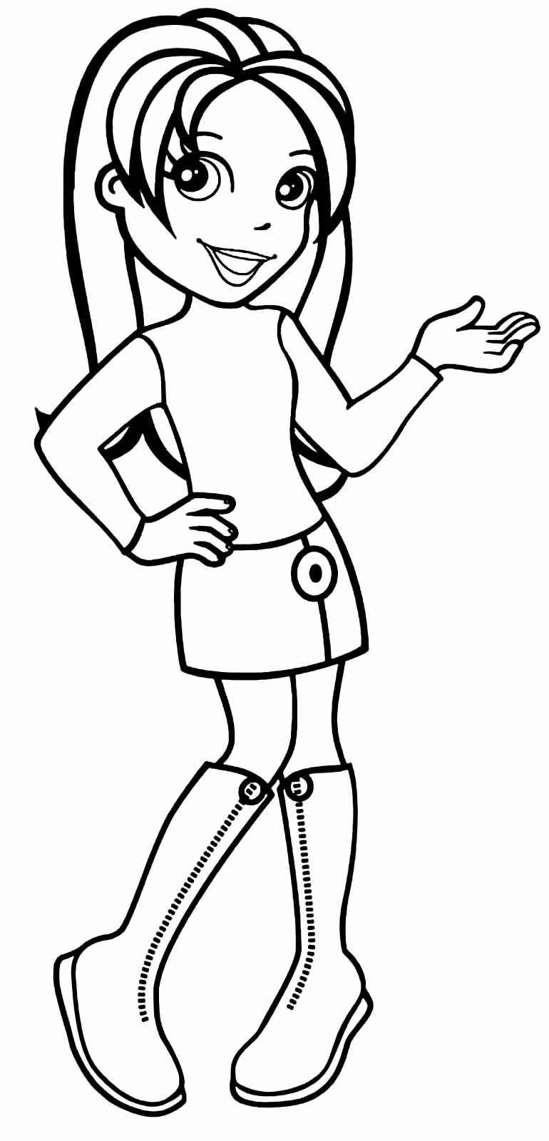 Desenho de Desenhos Polly Pocket Para Colorir Linda
