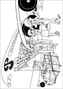 Desenho de Desenhos Polly Pocket Para Colorir Paisagem