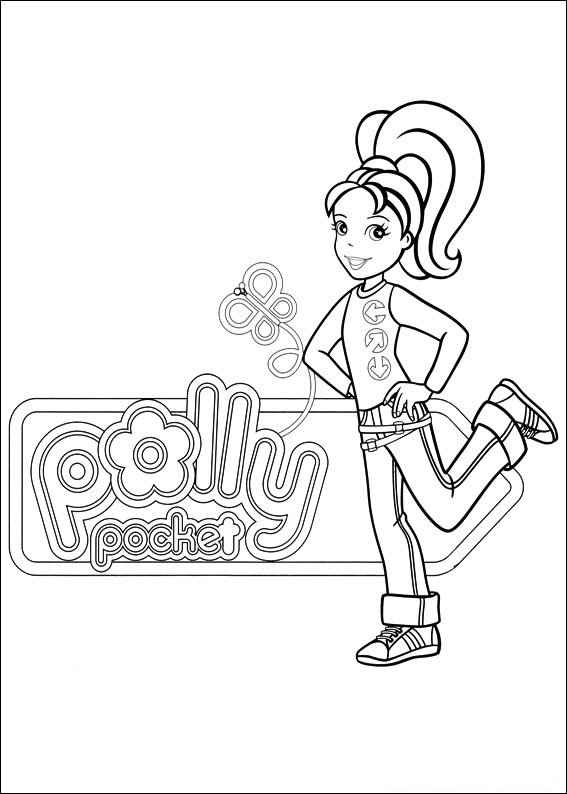Desenho de Desenhos Polly Pocket Para Colorir Polly