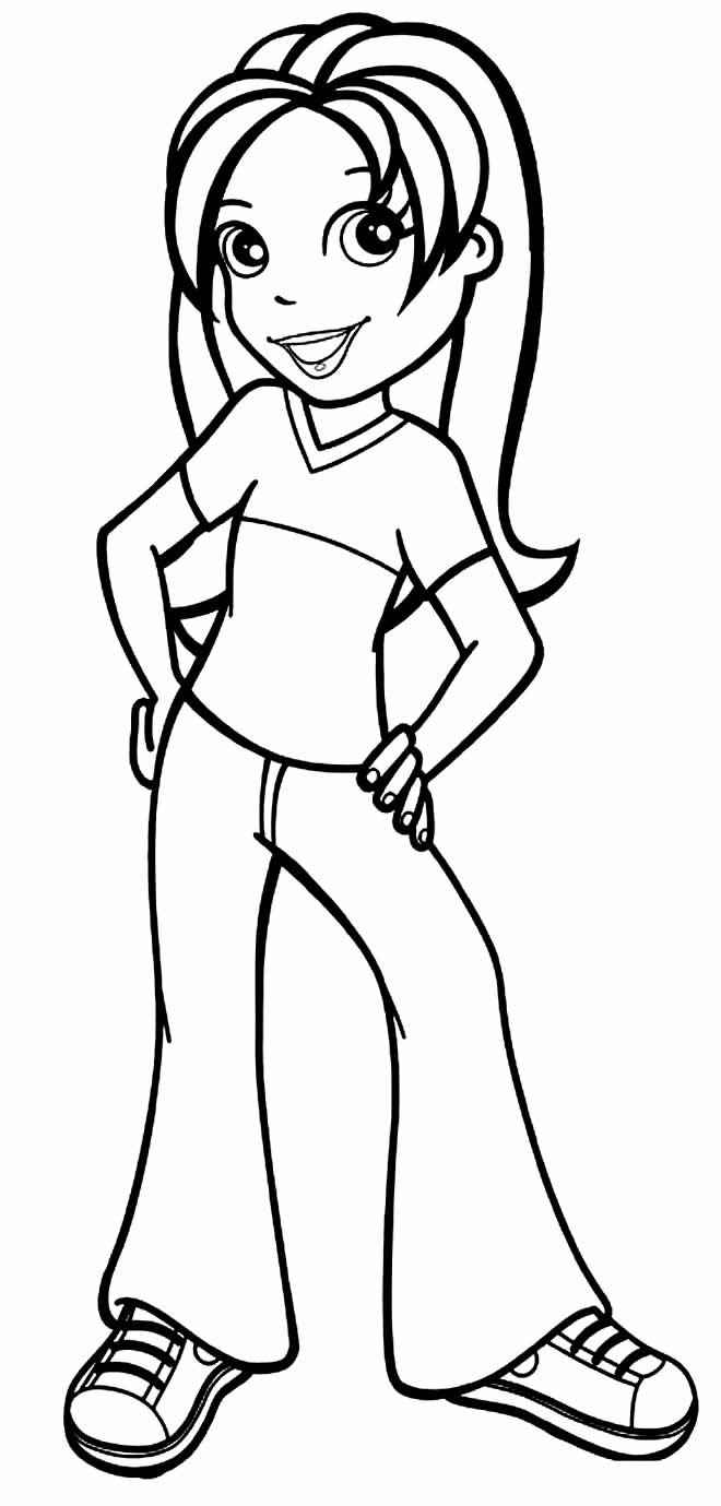 Desenho de Desenhos Polly Pocket Para Colorir Pose