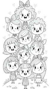 Desenho de Dia Das Crianças Desenho Colorir Imprimir 03