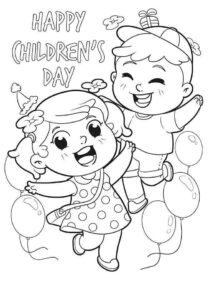 Desenho de Dia Das Crianças Desenho Colorir Imprimir 16